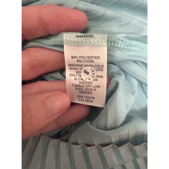 NWT K-Swiss Pleated L/S Long Sleeve Nile Green Tennis Women's Shirt - Size Small - Picture 11 of 11